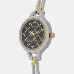 Classics Women Quartz Black Dial Analog Stainless Steel Watch TW0TL9305