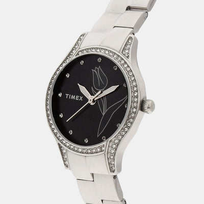 Empera Women Quartz Blue Dial Analog Stainless Steel Watch TW0TL9500