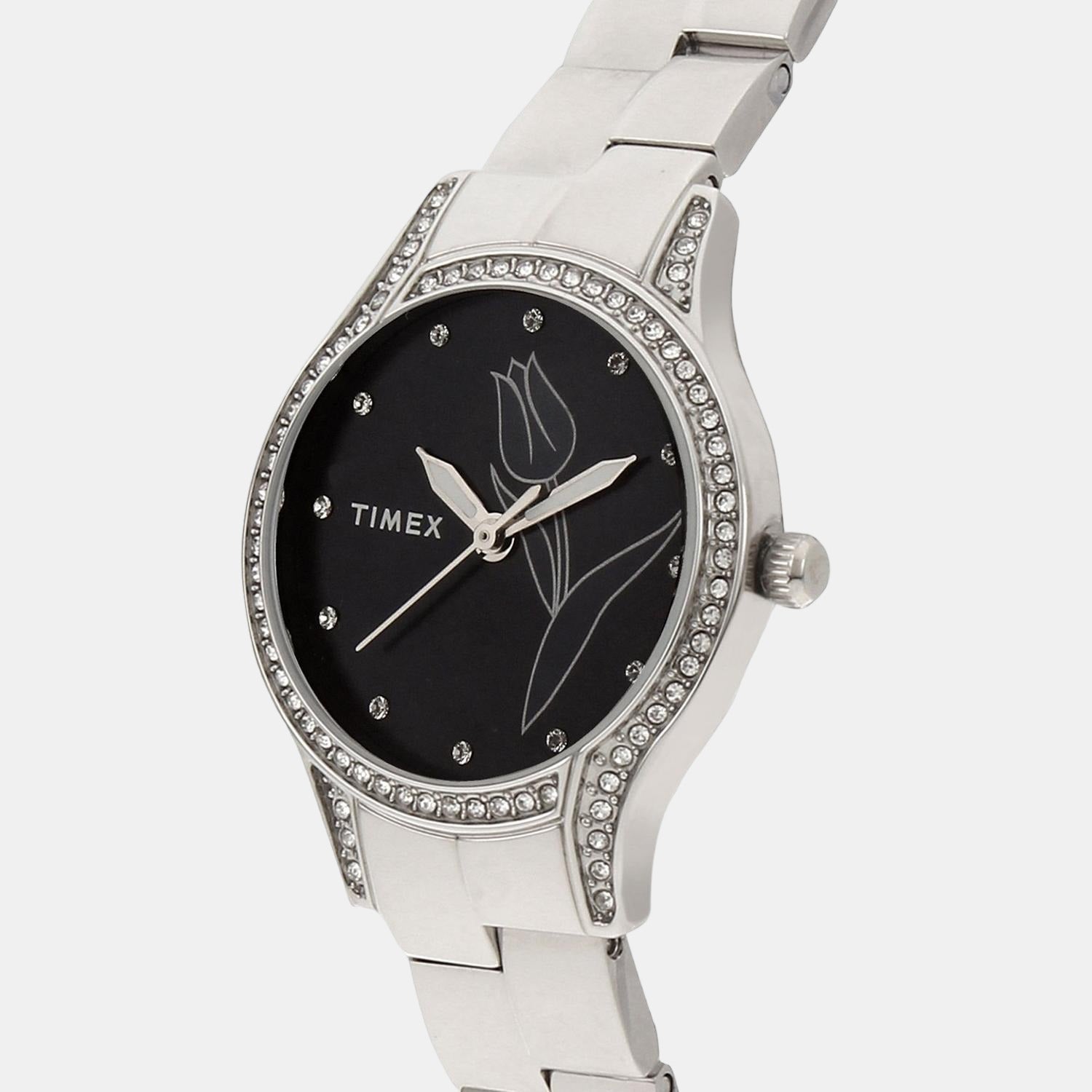 Empera Women Quartz Blue Dial Analog Stainless Steel Watch TW0TL9500