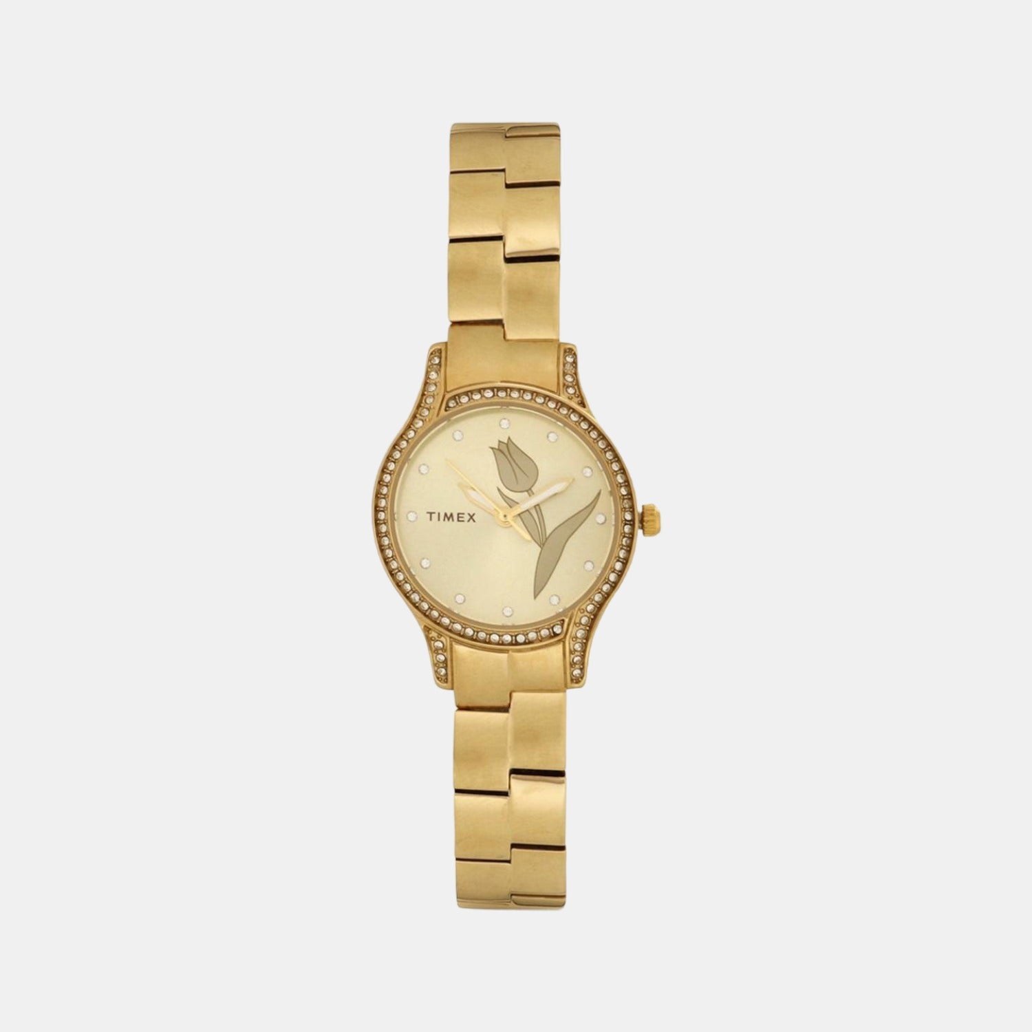 Empera Women Quartz Gold Dial Analog Stainless Steel Watch TW0TL9501