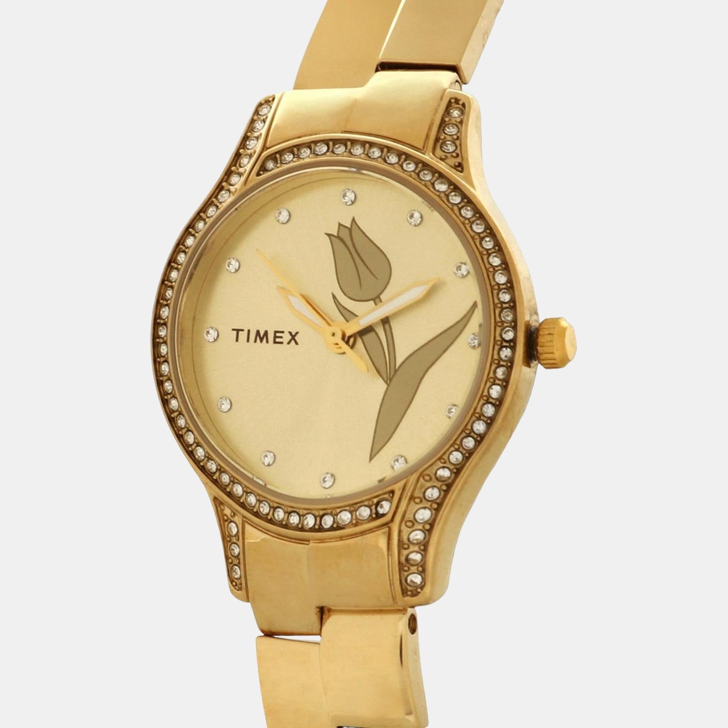 Empera Women Quartz Gold Dial Analog Stainless Steel Watch TW0TL9501