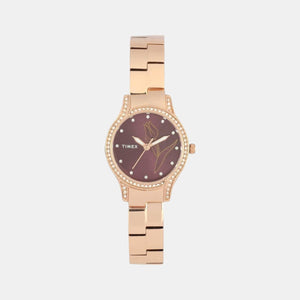Empera Women Quartz Purple Dial Analog Stainless Steel Watch TW0TL9504
