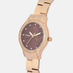 Empera Women Quartz Purple Dial Analog Stainless Steel Watch TW0TL9504