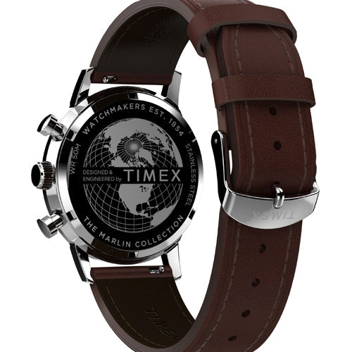 Timex Marlin Men Rose Gold Round Dial Analog Watch 40mm TW2W51400UJ