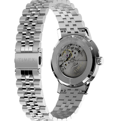 Timex Marlin Black Round Dial Mechanical Automatic Men's Watch 40mm TW2W93200UJ