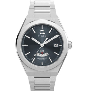 Timex Q Timex Black Round Dial Analog Men's Watch 39mm TW2Y12100UJ