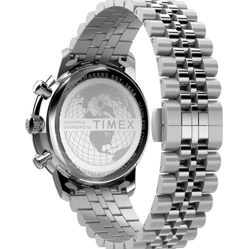 Timex Waterbury Green Round Dial Analog Men's Watch 41mm TW2Y23600UJ
