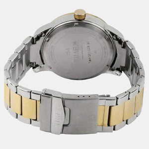 E Class Men Quartz Silver Dial Analog Stainless Steel Watch TWEG15103