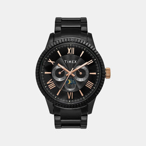 E Class Men Quartz Black Dial Chronograph Stainless Steel Watch TWEG15111