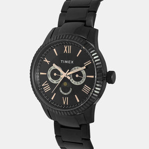 E Class Men Quartz Black Dial Chronograph Stainless Steel Watch TWEG15111