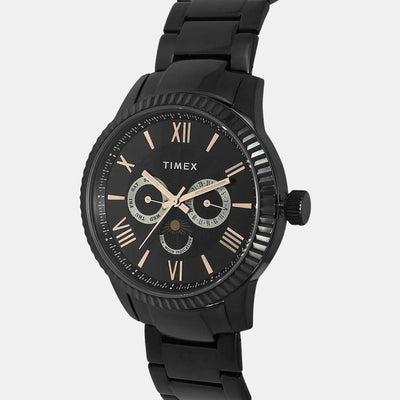 E Class Men Quartz Black Dial Chronograph Stainless Steel Watch TWEG15111