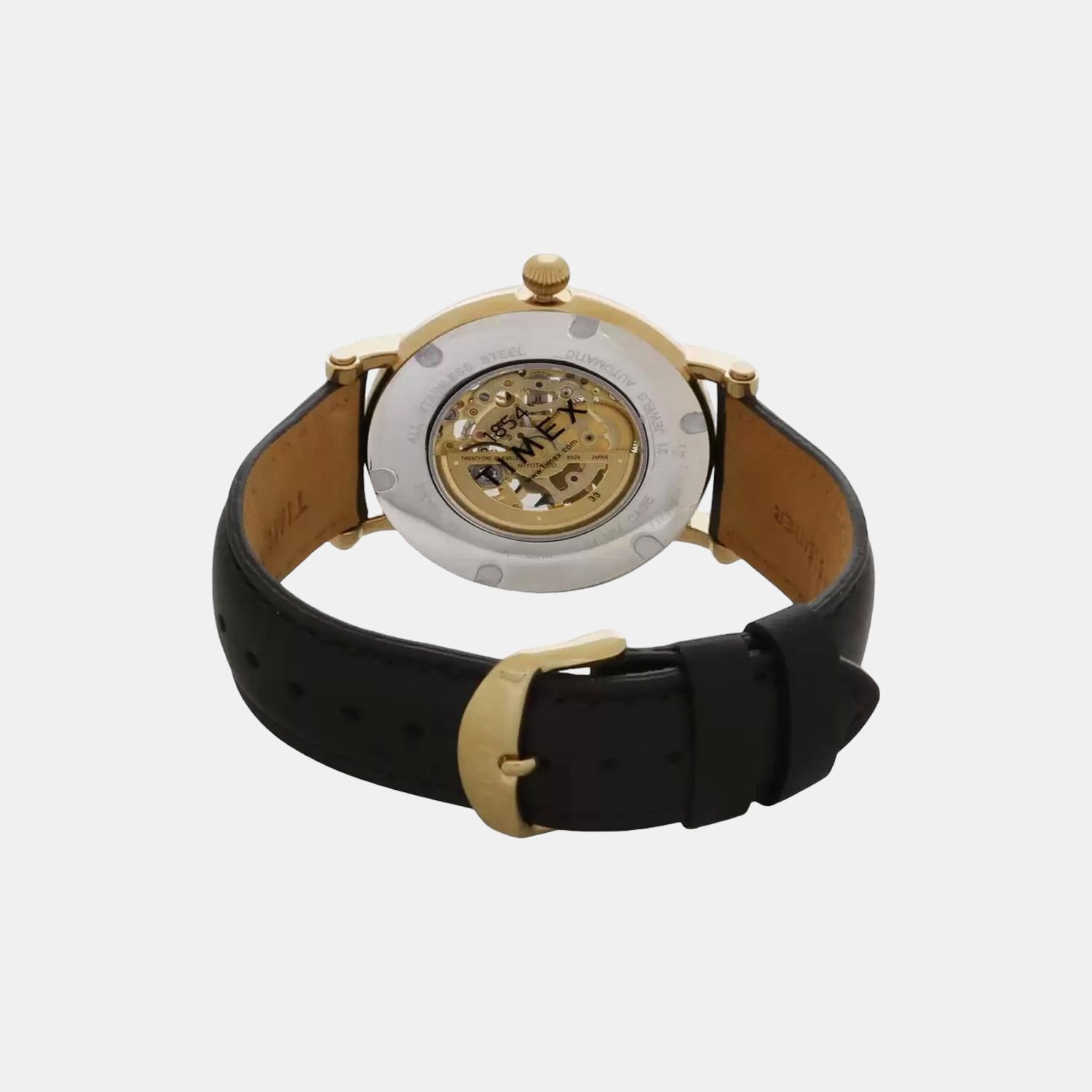 E Class Men Automatic Silver Dial Analog Leather Watch TWEG16702