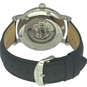 Timex E Class Men's Black Dial Round Case Automatic Function Watch 44mm TWEG16716