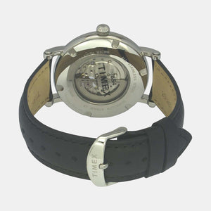 E Class Men Automatic Black Dial Analog Leather Watch TWEG16716