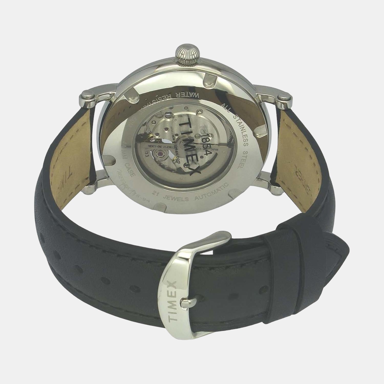 E Class Men Automatic Black Dial Analog Leather Watch TWEG16716