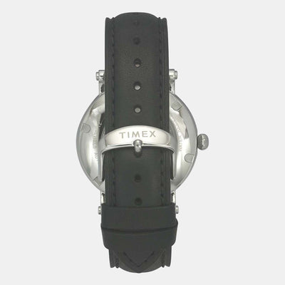 E Class Men Automatic Black Dial Analog Leather Watch TWEG16716