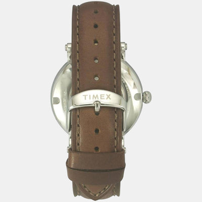 E Class Men Automatic Green Dial Analog Leather Watch TWEG16717
