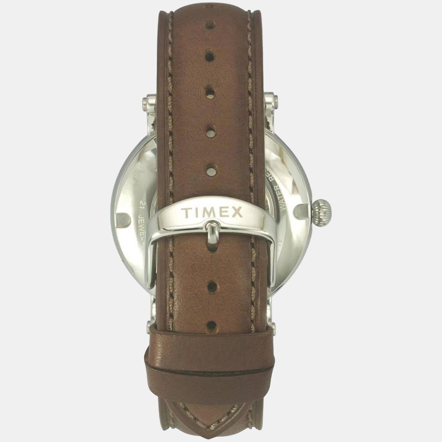 E Class Men Automatic Green Dial Analog Leather Watch TWEG16717