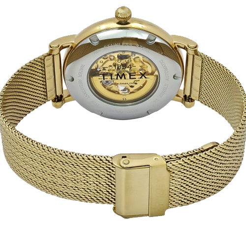 Timex Men Green Round Dial Analog Automatic Watch 44mm TWEG16721