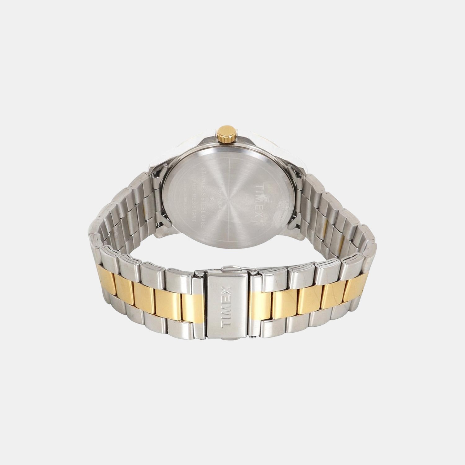 Fashion Men Quartz Silver Dial Analog Stainless Steel Watch TWEG17204