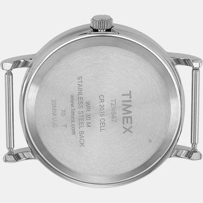 Fashion Men Quartz Blue Dial Analog Stainless Steel Watch TWEG17214
