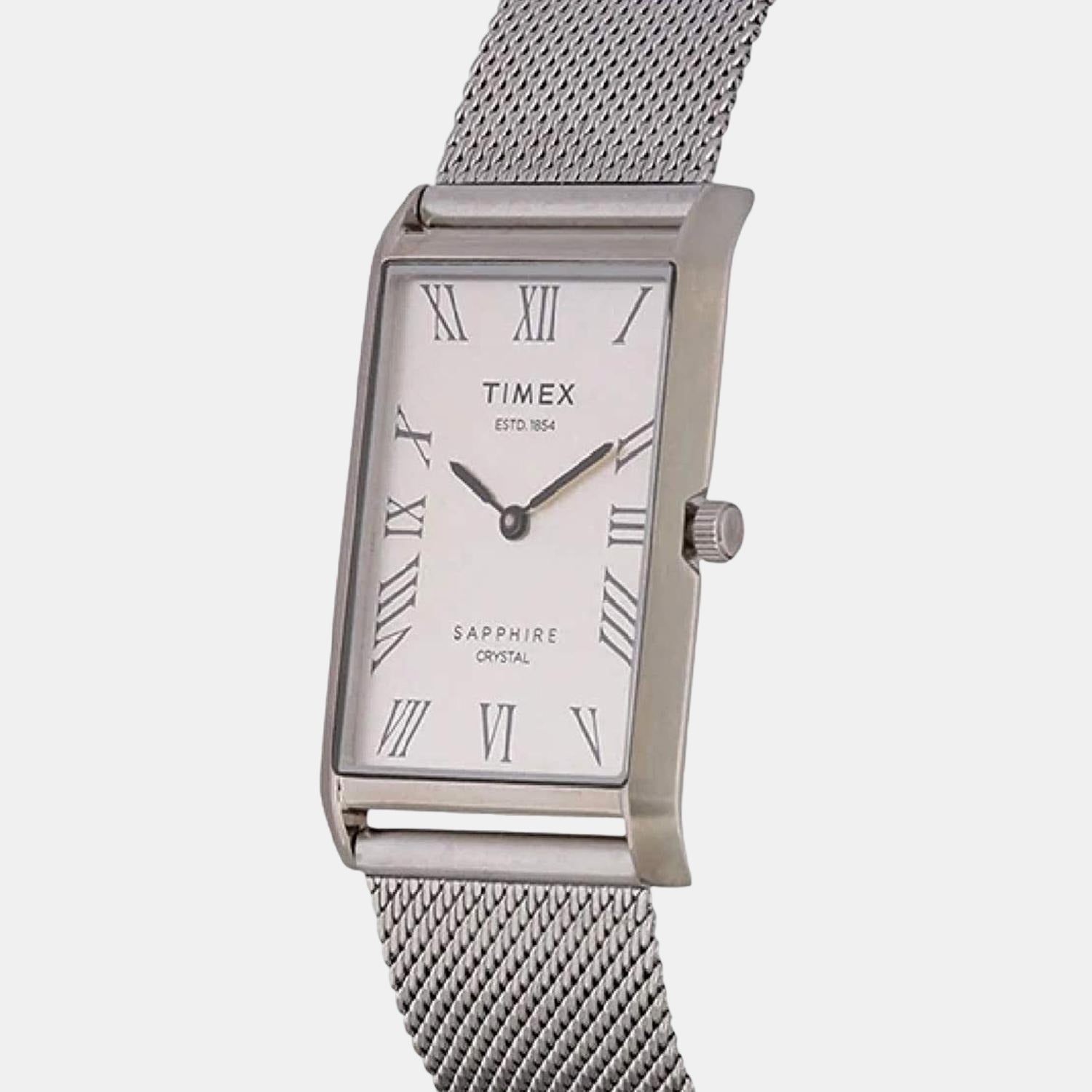Empera Men Quartz Silver Dial Analog Stainless Steel Watch TWEG17310