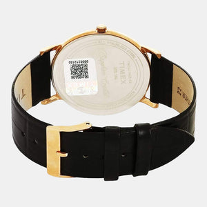 Empera Men Quartz White Dial Analog Leather Watch TWEG17403