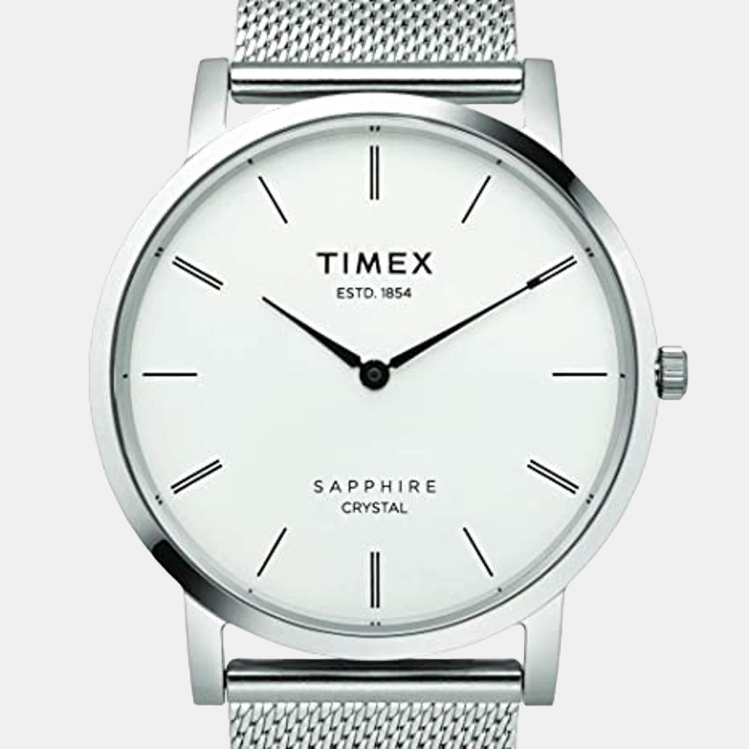 Empera Men Quartz Silver Dial Analog Stainless Steel Watch TWEG17410