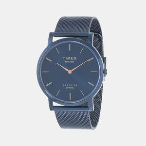 Empera Men Quartz Blue Dial Analog Mesh Watch TWEG17414