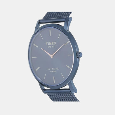 Empera Men Quartz Blue Dial Analog Mesh Watch TWEG17414