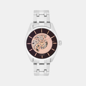 E Class Men Automatic Rose Gold Dial Analog Stainless Steel Watch TWEG17501