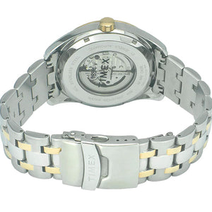 Timex E Class Men's Blue Dial Round Case Automatic Function Watch  44mm TWEG17506