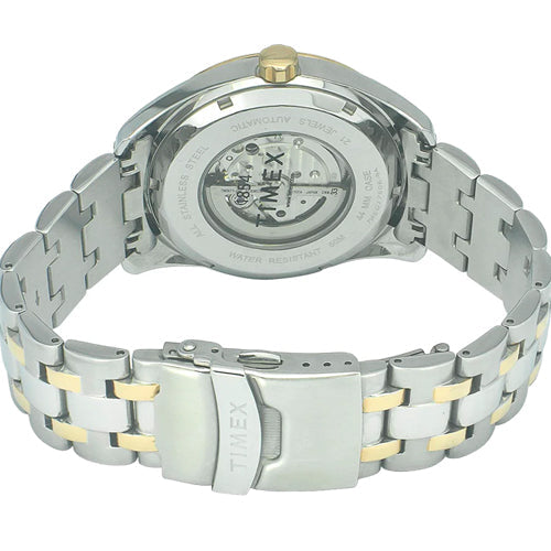 Timex E Class Men's Blue Dial Round Case Automatic Function Watch  44mm TWEG17506