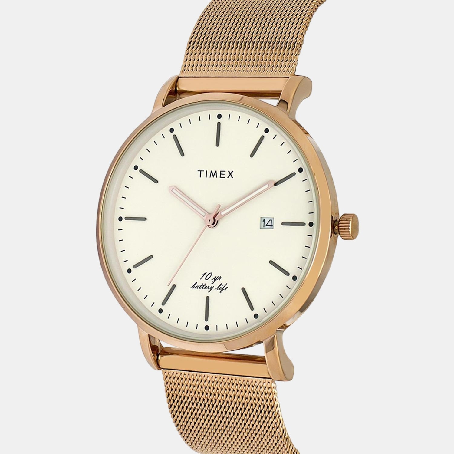 Empera Men Quartz Beige Dial Analog Stainless Steel Watch TWEG17708