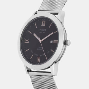 Empera Men Quartz Black Dial Analog Stainless Steel Watch TWEG17802