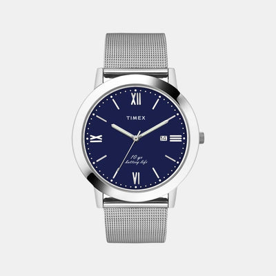 Empera Men Quartz Blue Dial Analog Stainless Steel Watch TWEG17808