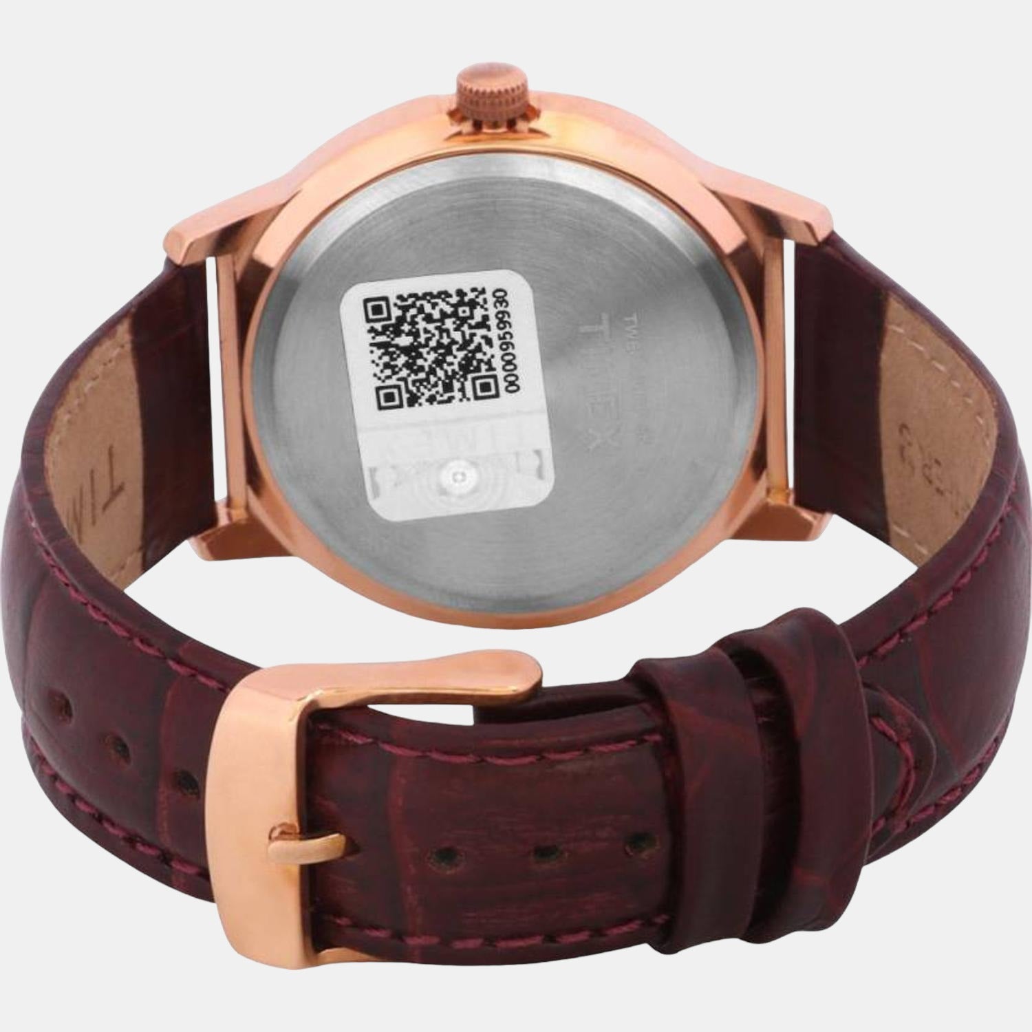 Fashion Men Quartz White Dial Analog Leather Watch TWEG18007