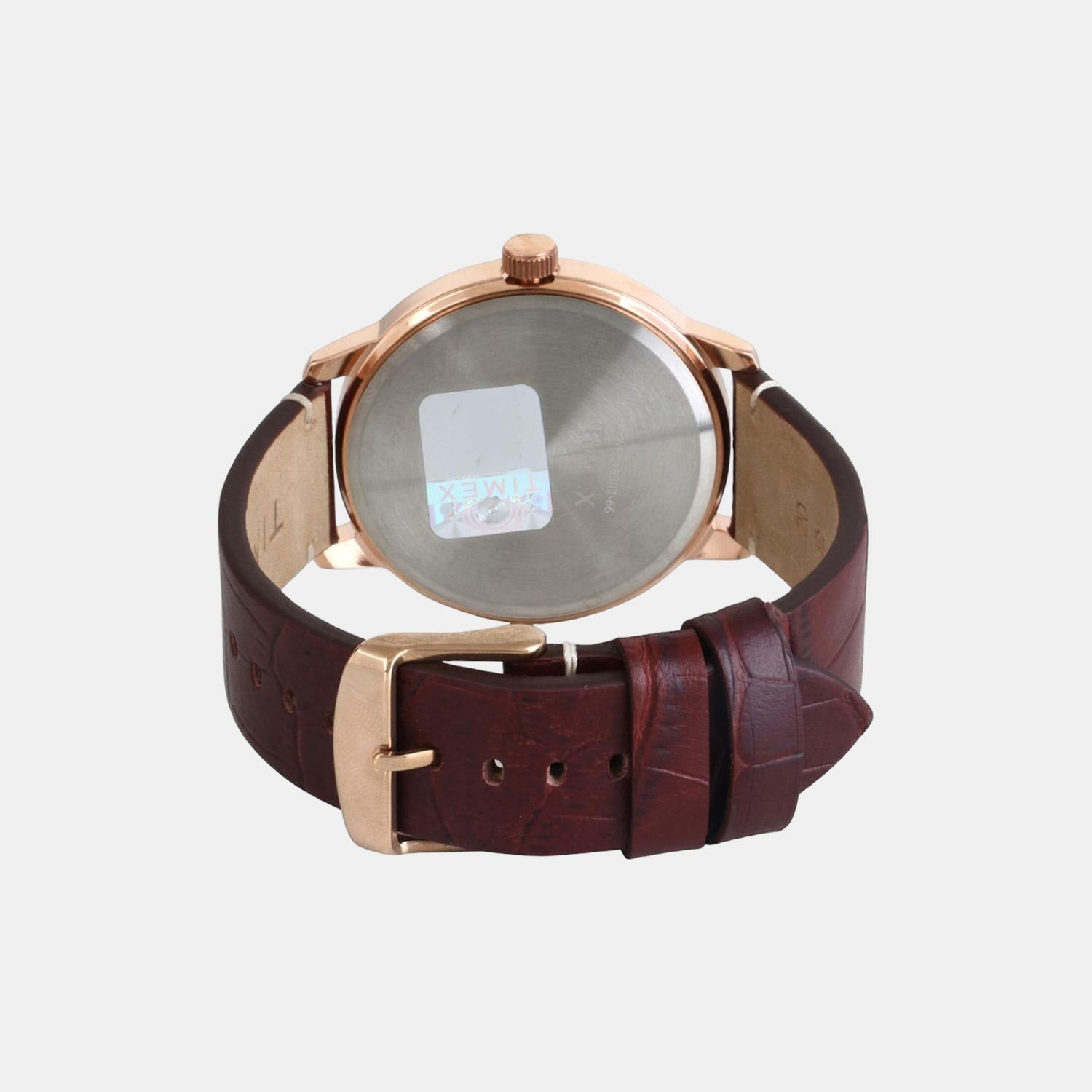 Fashion Men Quartz Black Dial Analog Leather Watch TWEG18302