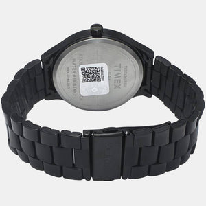 Fashion Men Quartz Black Dial Multi-Function Stainless Steel Watch TWEG18410
