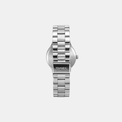 Fashion Men Quartz Blue Dial Analog Stainless Steel Watch TWEG18420