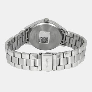 Fashion Men Quartz Dark Blue Dial Analog Stainless Steel Watch TWEG18429