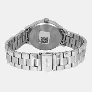 Fashion Men Quartz Red Dial Analog Stainless Steel Watch TWEG18431
