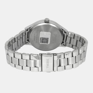 Fashion Men Quartz Green Dial Analog Stainless Steel Watch TWEG18432