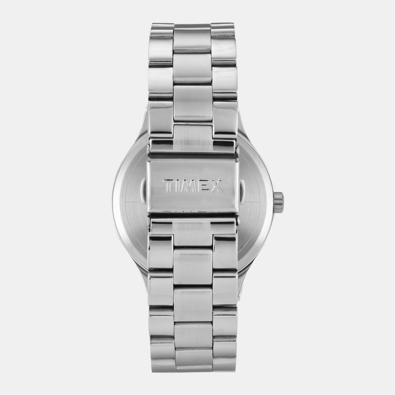 Fashion Men Quartz Tiffany Blue Dial Multi-Function Stainless Steel Watch TWEG18438