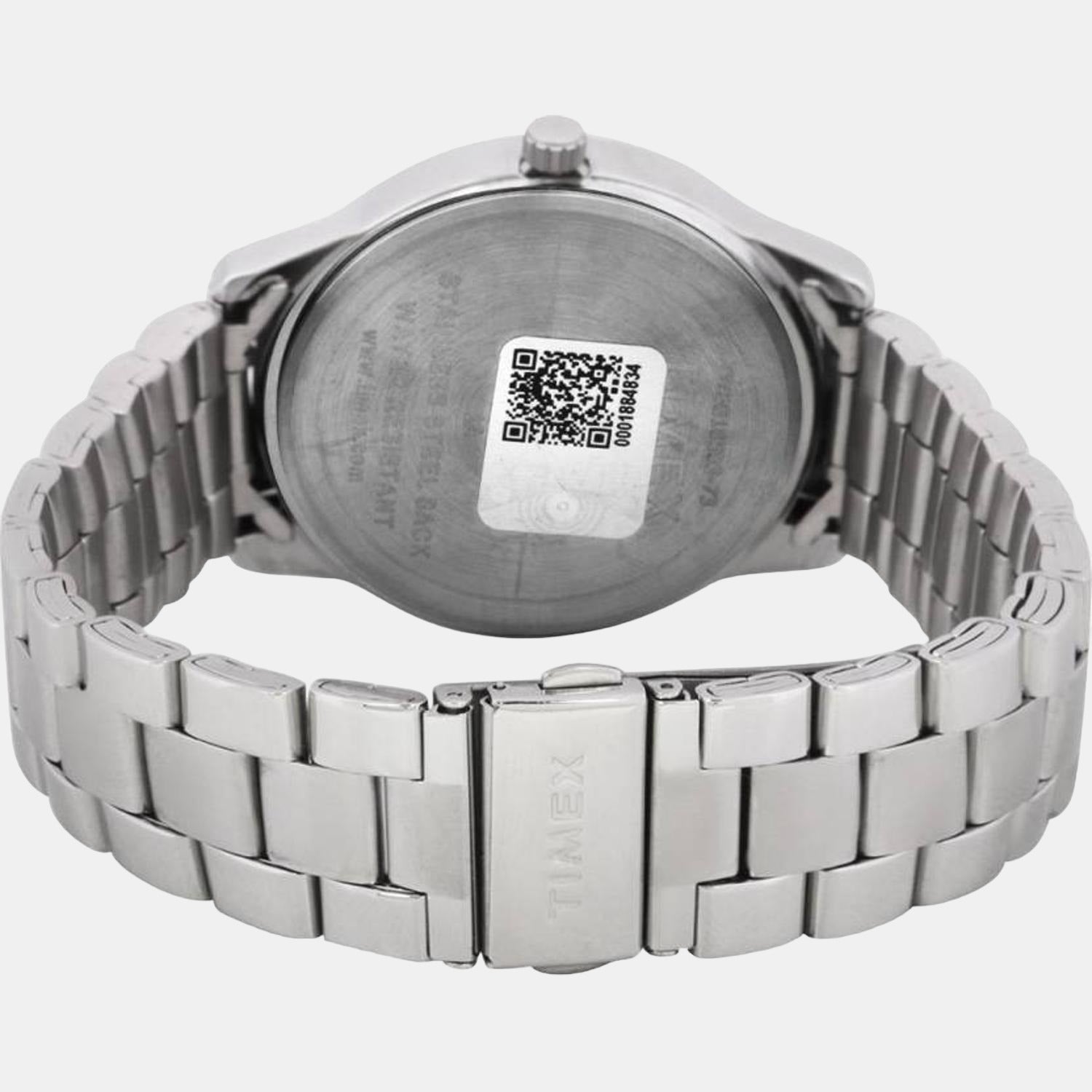 Fashion Men Quartz Blue Dial Chronograph Stainless Steel Watch TWEG18503