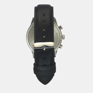 Fashion Men Quartz Teal Dial Chronograph Leather Watch TWEG18515
