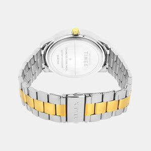 Fashion Men Quartz Silver Dial Multi-Function Stainless Steel Watch TWEG18528