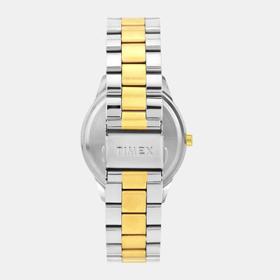 Fashion Men Quartz Silver Dial Multi-Function Stainless Steel Watch TWEG18528