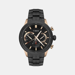 E Class Men Quartz Black Dial Chronograph Stainless Steel Watch TWEG18601