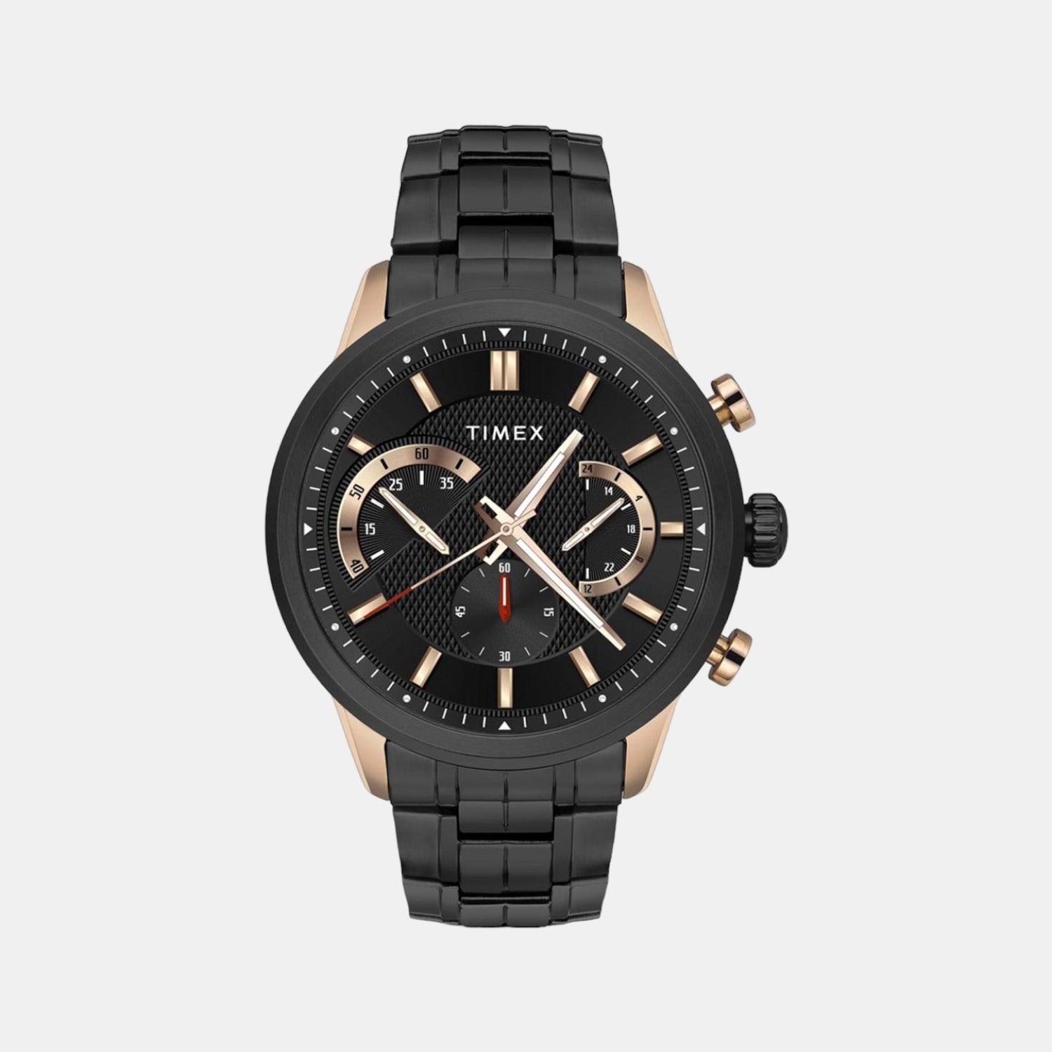 E Class Men Quartz Black Dial Chronograph Stainless Steel Watch TWEG18601
